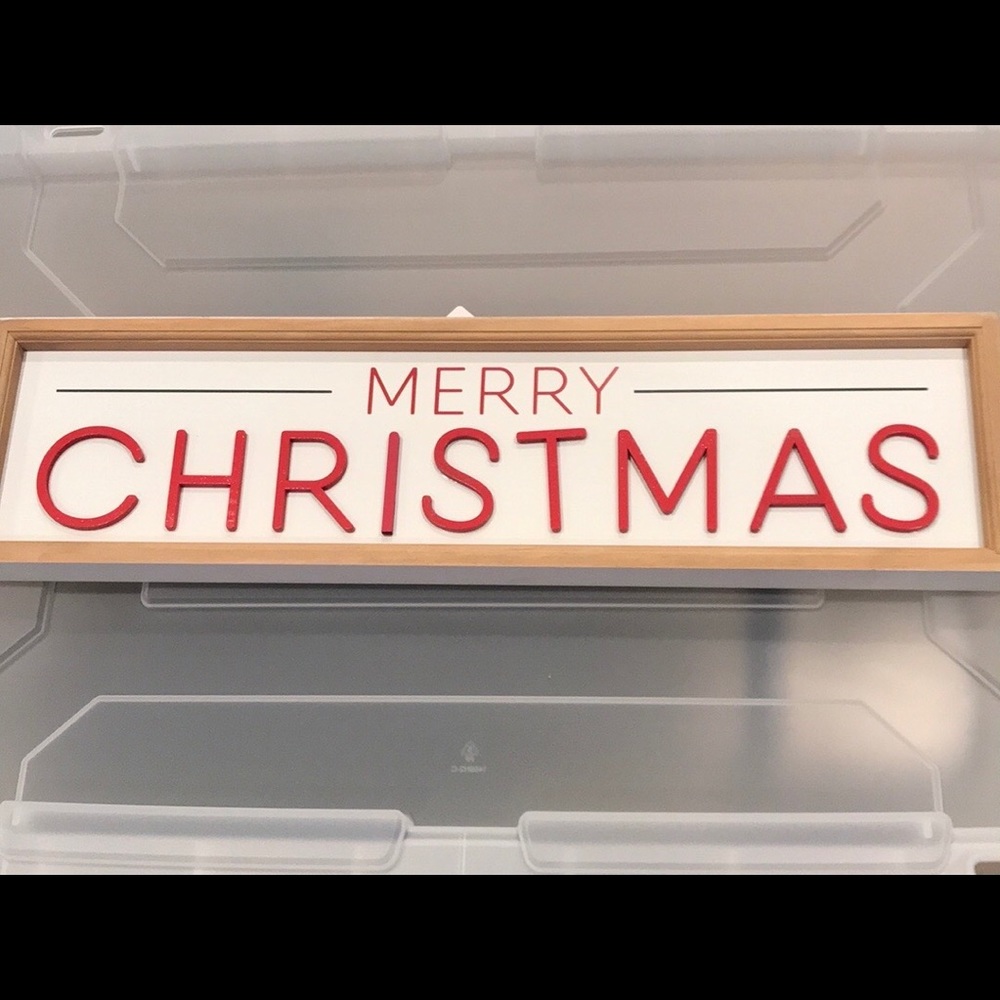 Brand new place & time CHRISTMAS wall decor